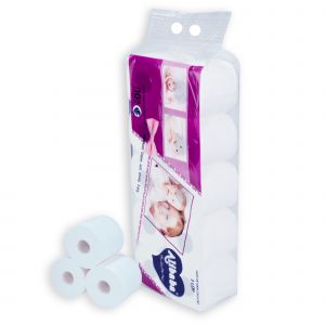 Giấy vệ sinh alibaba mẹ và bé có lõi 10 cuộn/lốc