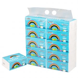 Khăn giấy rút cầu vồng, 10 gói/lốc