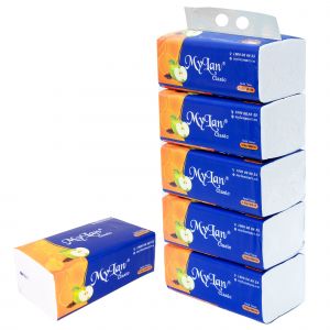 Khăn giấy rút quả táo 400 tờ, 5 gói/lốc