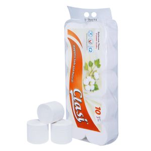 Giấy vệ sinh hoa bông vàng không lõi 10 cuộn/lốc