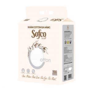 Khăn cotton đa năng SOFCO 156 tờ