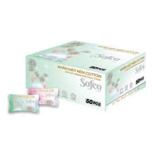 Khăn nén cao cấp SOFCO 24cmx30cm 50 cái/hộp