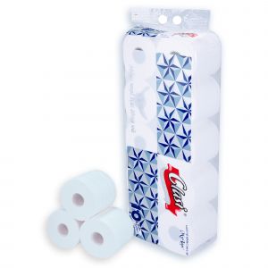 Giấy vệ sinh cao cấp kim cương có lõi 10 cuộn/lốc