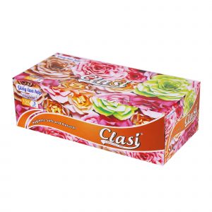 Khăn giấy rút hộp hoa hồng 150 tờ