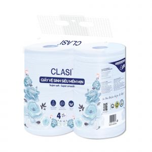 giay-ve-sinh-clasi-hoa-hong-sieu-mem-min-4-cuon-xach