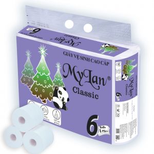 Giấy vệ sinh Mylan gấu thông có lõi 6 cuộn