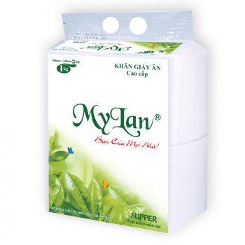Khăn giấy Napkin 240 trà xanh loại 1kg 