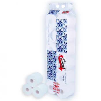 Giấy vệ sinh cao cấp kim cương 12 cuộn/lốc