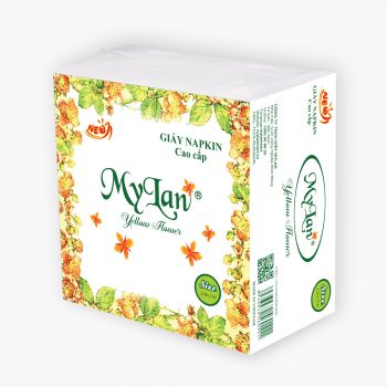 Khăn giấy Giấy napkin 310 hoa vàng