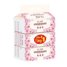 Khăn giấy siêu mềm mịn CLASI 510 tờ, 3 gói/lốc